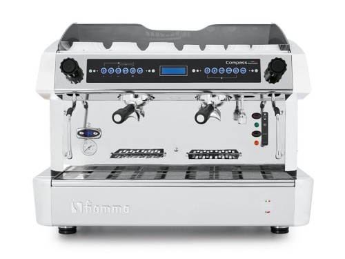 Кофемашина рожковая FIAMMA COMPASS 2 DB TC WHITE (автомат, 2 группы)